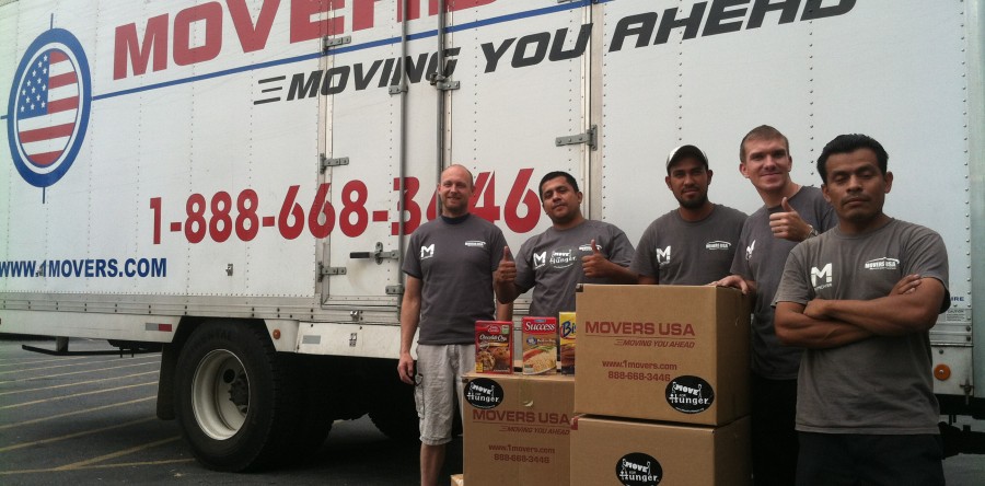 Movers USA Wins the Mover of the Month Award by ‘Move for Hunger’