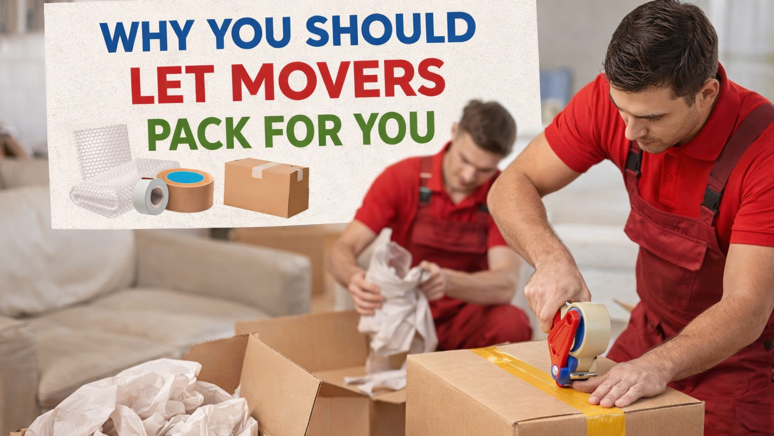 Why You Should Let Movers Pack for You