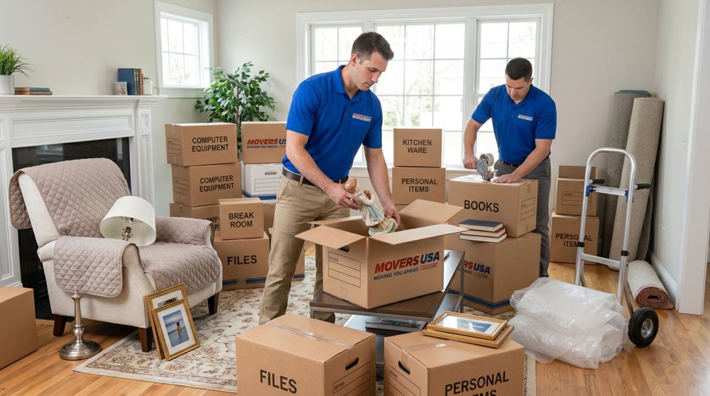 Movers USA moving team