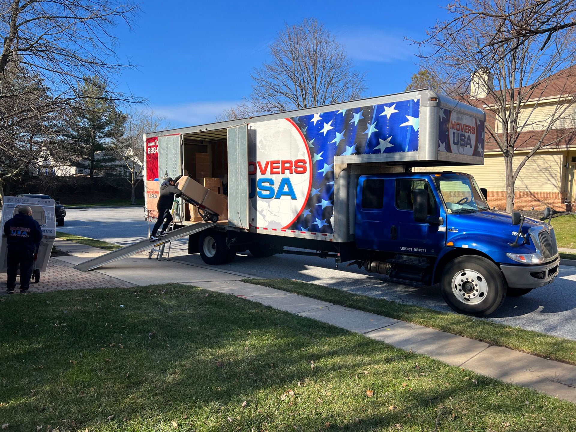 Movers USA moving truck