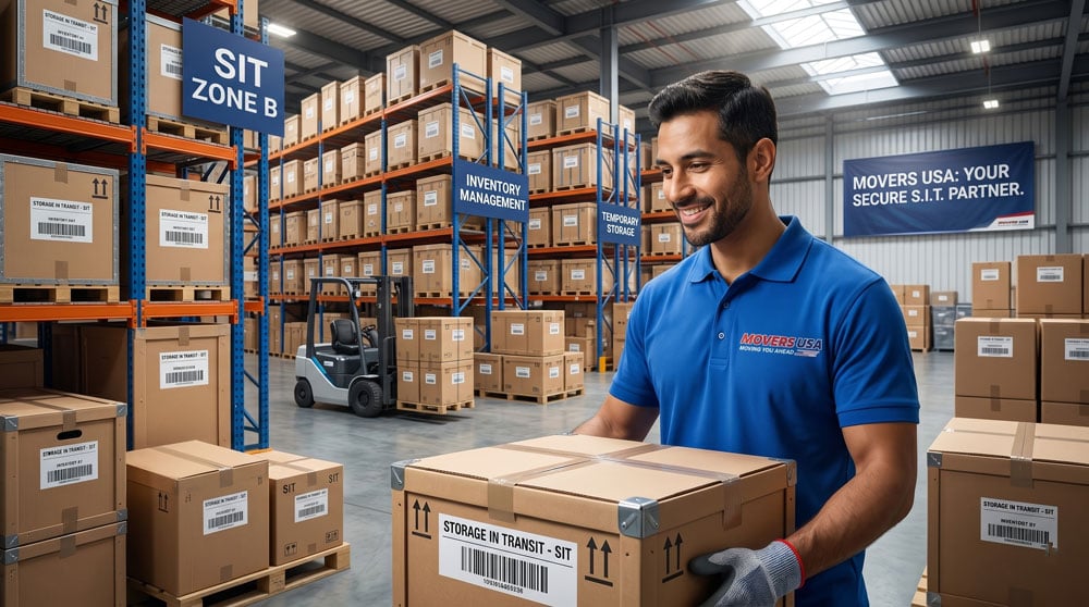 Movers USA storage in transit facility